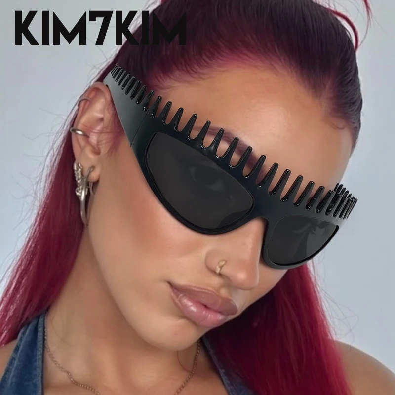 Oversized Steampunk Cat Eye Sunglasses Women 2025 Luxury Brand Y2K Punk Goggle Sun Glasses For Lady Retro Eyewear Trendy Shades
Oversized Steampunk Cat Eye Sunglasses Women 2025 Luxury Brand Y2K Punk Goggle Sun Glasses For Lady Retro Eyewear Trendy Shades