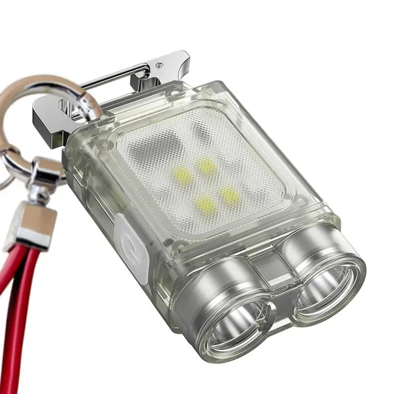 Mini Keychain Flashlight Dual Light Key Chain Flash Light with 6 Modes Durable Camping Lights Convenient Pocket Light
Mini Keychain Flashlight Dual Light Key Chain Flash Light with 6 Modes Durable Camping Lights Convenient Pocket Light