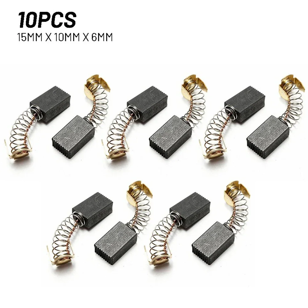 10pcs High Durability Carbon Brushes For Power Tools 15mm X 10mm X 6mm Suitable For Electric Drills And Grinders
10pcs High Durability Carbon Brushes For Power Tools 15mm X 10mm X 6mm Suitable For Electric Drills And Grinders