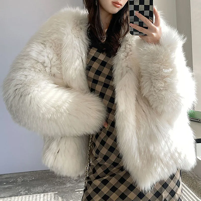 Women Faux Fur Coat Autumn Winter Casual Coat 2023 High Quality Long Sleeve Hooded Slim Short Jackests
Women Faux Fur Coat Autumn Winter Casual Coat 2023 High Quality Long Sleeve Hooded Slim Short Jackests