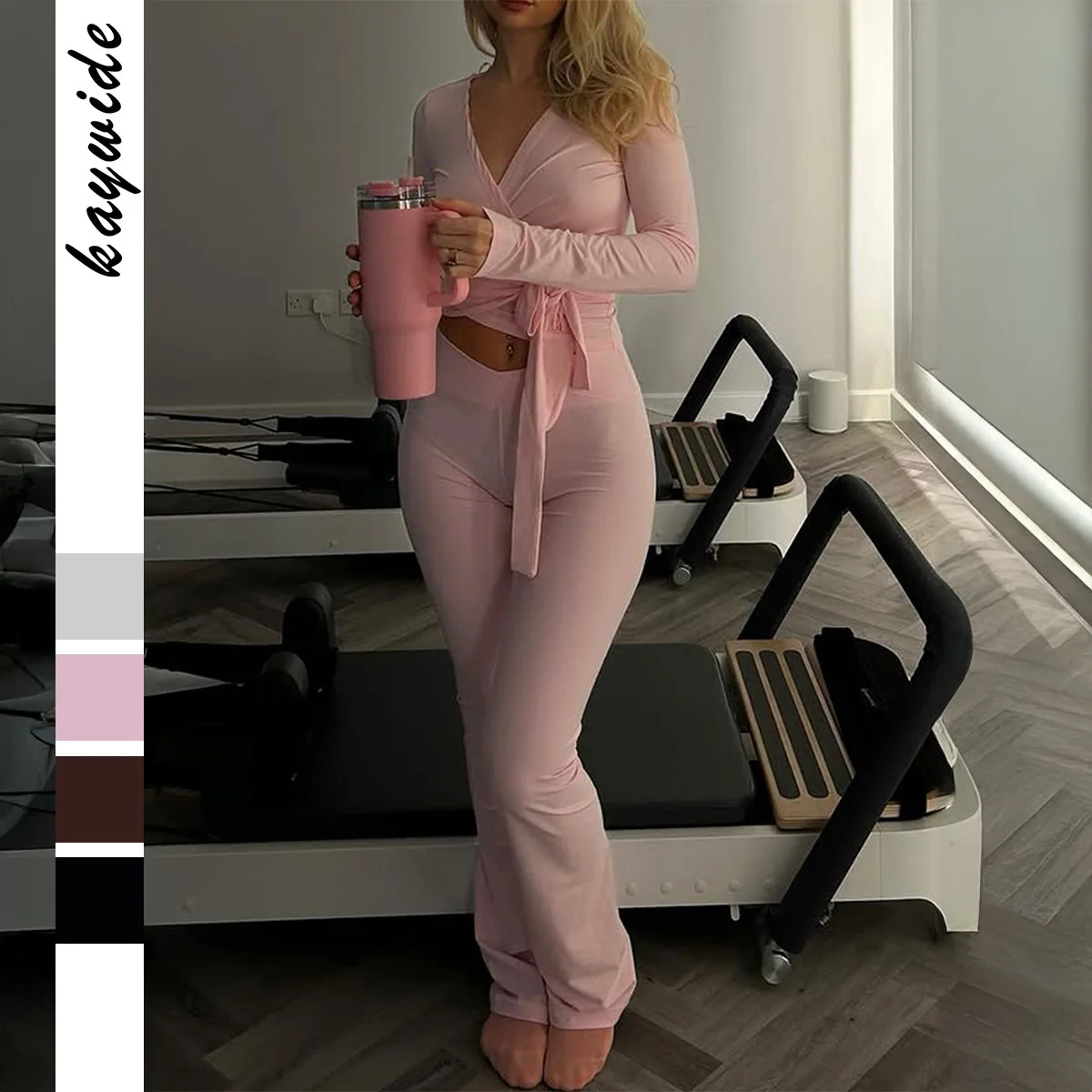 2025 New Fashion Lace-Up Shirt + Wide Leg Pants Two-piece Sets Women Autumn Sexy Elegant Top And Pants Suit For Women
2025 New Fashion Lace-Up Shirt + Wide Leg Pants Two-piece Sets Women Autumn Sexy Elegant Top And Pants Suit For Women
