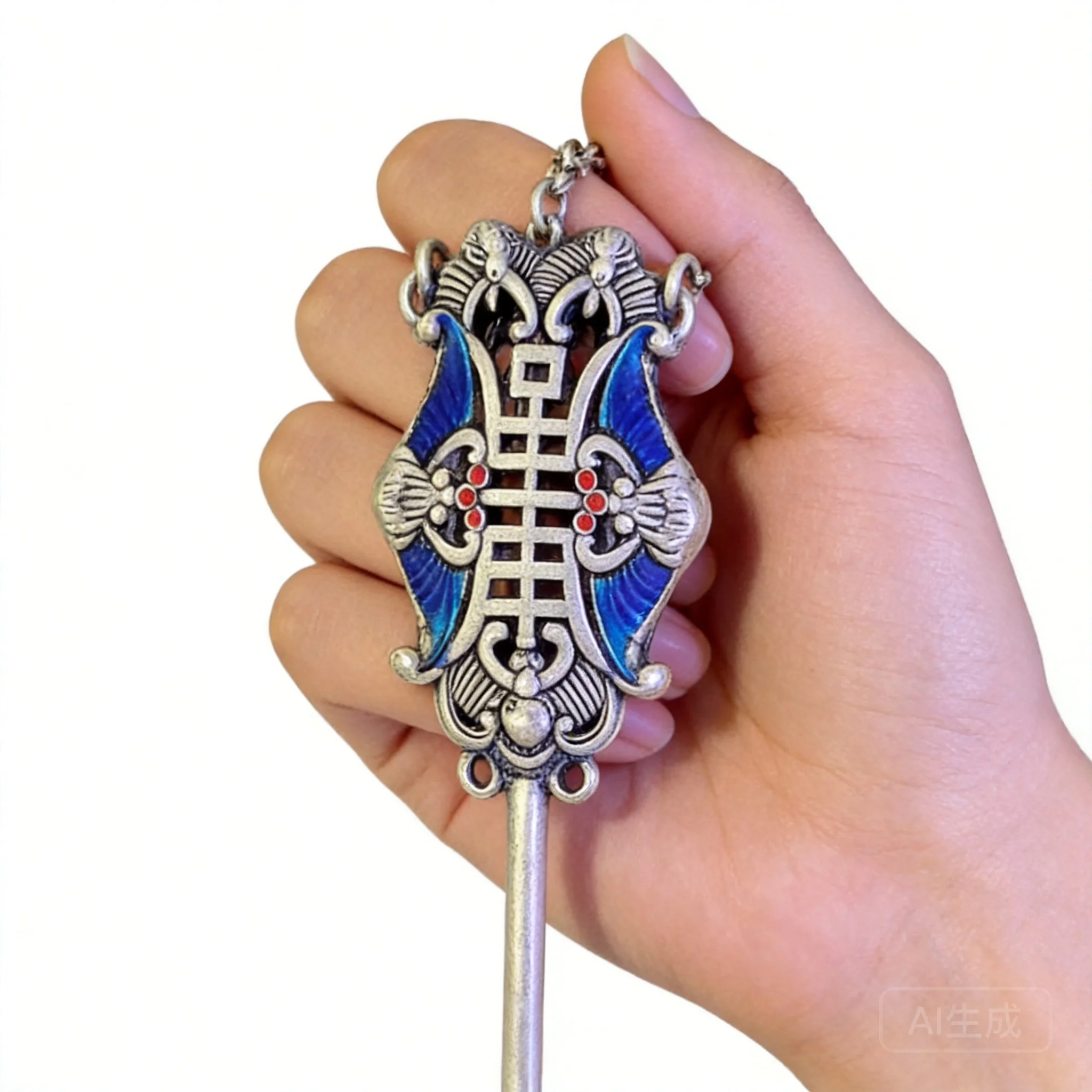 Chinese Traditional Auspicious Longevity Blessing Vintage Silver Cloisonne Enamel Handmade Hair Stick Lucky Fortune Hair Pin For
Chinese Traditional Auspicious Longevity Blessing Vintage Silver Cloisonne Enamel Handmade Hair Stick Lucky Fortune Hair Pin For