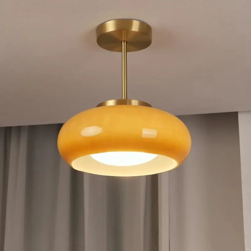 Brass glass Ceiling Lamp Entrance corridor porch Led Lamps balcony home stay Nordic Japanese creative Ceiling Light
Brass glass Ceiling Lamp Entrance corridor porch Led Lamps balcony home stay Nordic Japanese creative Ceiling Light