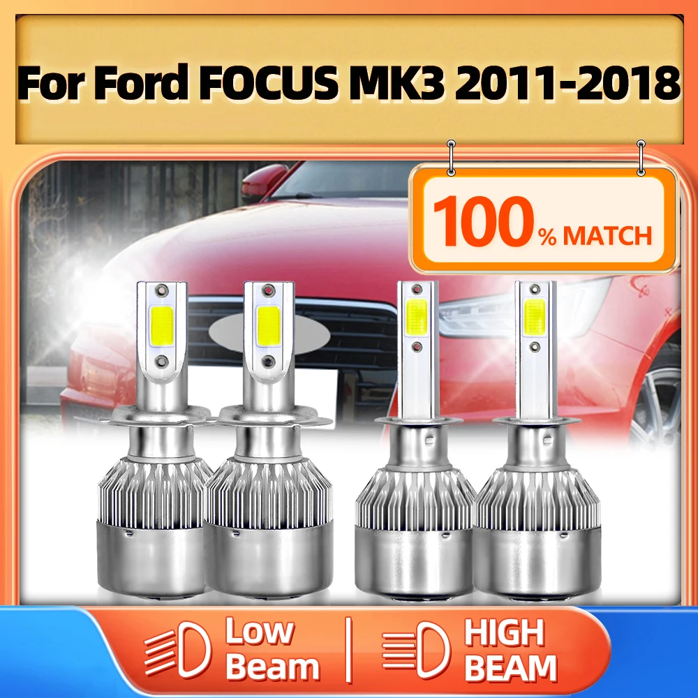 LED Headlight Bulbs 6000K White Car Light 240W 40000LM CSP Chip Auto Lamps For Ford FOCUS MK3 2011-2013 2014 2015 2016 2017 2018
LED Headlight Bulbs 6000K White Car Light 240W 40000LM CSP Chip Auto Lamps For Ford FOCUS MK3 2011-2013 2014 2015 2016 2017 2018