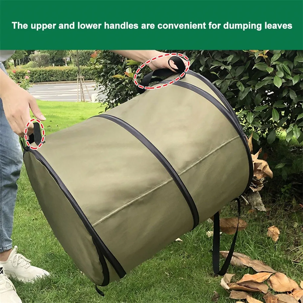 10 Gallon 37.8 Liter Pop-up Garden Trash Bin Lawn Garden Portable Leaves Garbage Bag
10 Gallon 37.8 Liter Pop-up Garden Trash Bin Lawn Garden Portable Leaves Garbage Bag