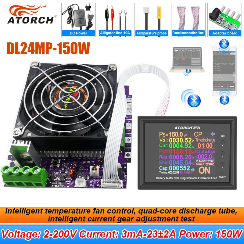150W 25A 4-Wire Battery tester for 18650 Ternary Lithium Battery Car Zinc Manganese Dry Battery Lifepo4 Battery Pack test tools
150W 25A 4-Wire Battery tester for 18650 Ternary Lithium Battery Car Zinc Manganese Dry Battery Lifepo4 Battery Pack test tools