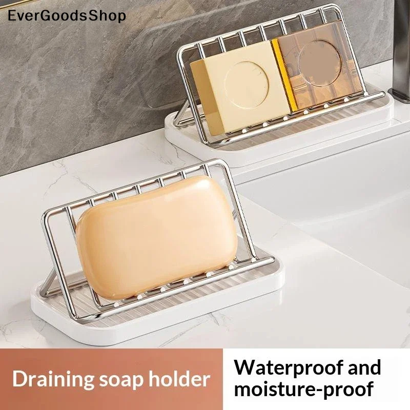 New Bathroom Countertop Soap Holder Soap Storage Draining Rack & Kitchen Sponge Storage Rack Durable Easy To Clean Organizer
New Bathroom Countertop Soap Holder Soap Storage Draining Rack & Kitchen Sponge Storage Rack Durable Easy To Clean Organizer