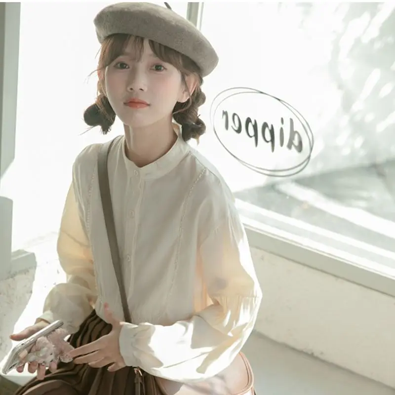 Long Sleeve Shirts Women Striped Button Down Tops Lantern Sleeves Pleated Hem Feminine Retro French Style Elegant Spring Outfits
Long Sleeve Shirts Women Striped Button Down Tops Lantern Sleeves Pleated Hem Feminine Retro French Style Elegant Spring Outfits