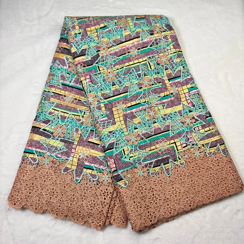 Good Quality Soft Pagne 100% Cotton Gold Print Fabric African Real Wax Fabric Nigeria Ankara Grand Golden Super Fabric 6yards
Good Quality Soft Pagne 100% Cotton Gold Print Fabric African Real Wax Fabric Nigeria Ankara Grand Golden Super Fabric 6yards