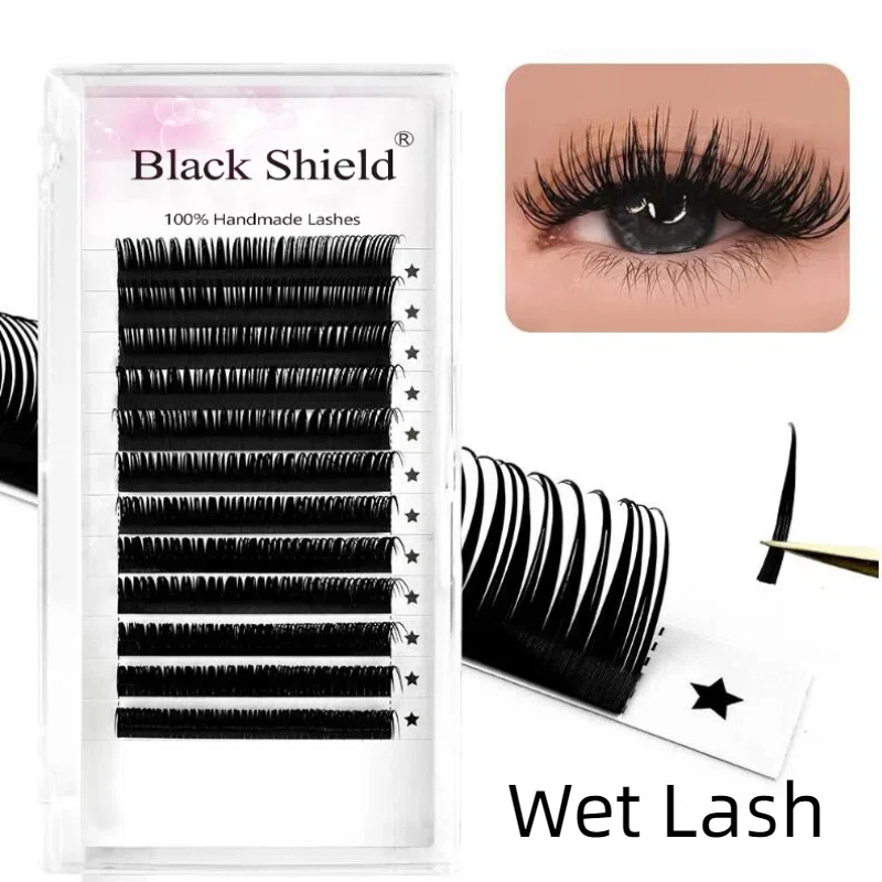 Black Shield Wispy Wet Cluster Lash Extensions Easy Fan 5D 0.07 C CC D Mixed Premade VolumeSpikes False Eyelashes Makeup Tools
Black Shield Wispy Wet Cluster Lash Extensions Easy Fan 5D 0.07 C CC D Mixed Premade VolumeSpikes False Eyelashes Makeup Tools