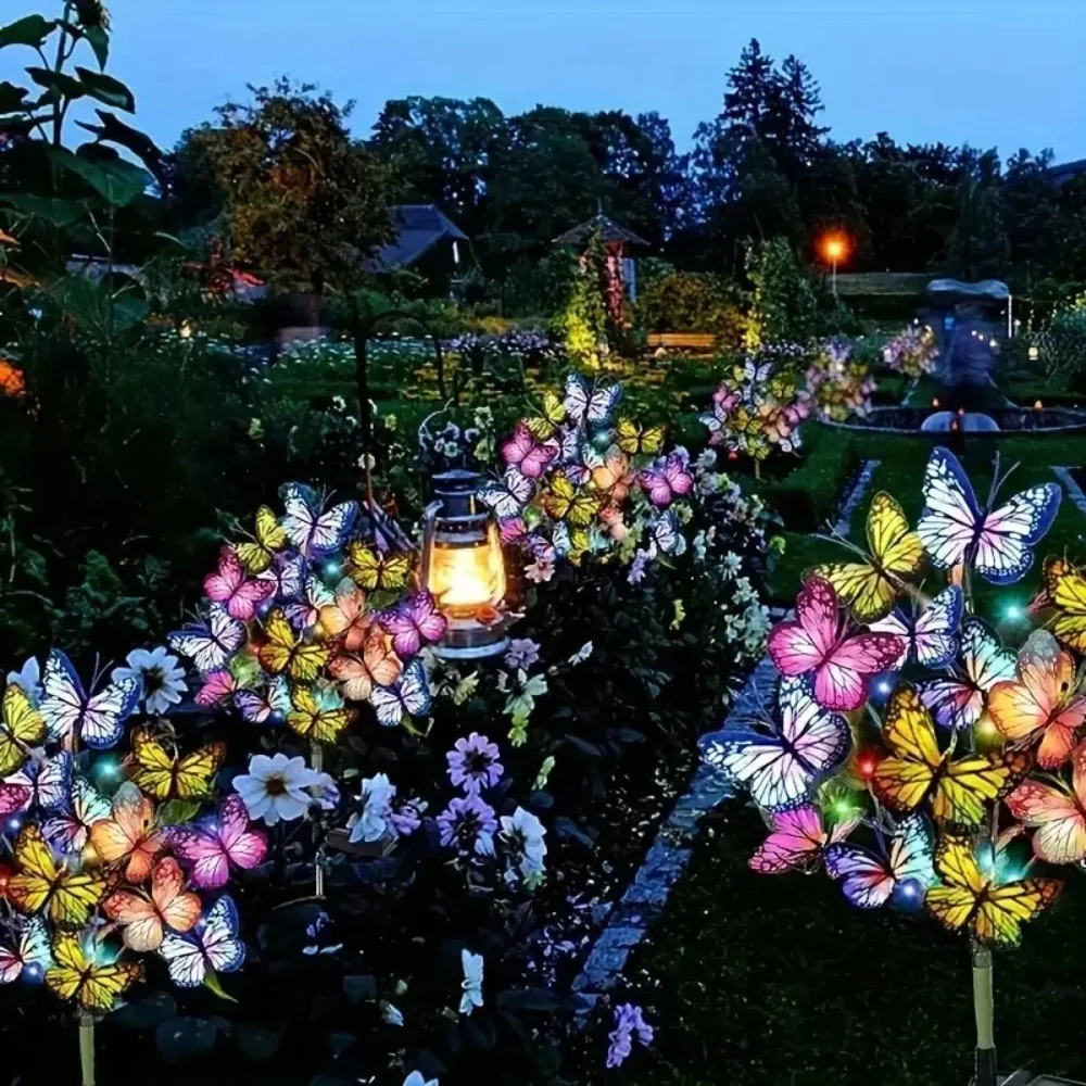 LED Butterfly Flower Solar Light Outdoor Simulation Butterfly Lawn Lamp Garden Waterproof Landscape for Home Christmas Decor
LED Butterfly Flower Solar Light Outdoor Simulation Butterfly Lawn Lamp Garden Waterproof Landscape for Home Christmas Decor