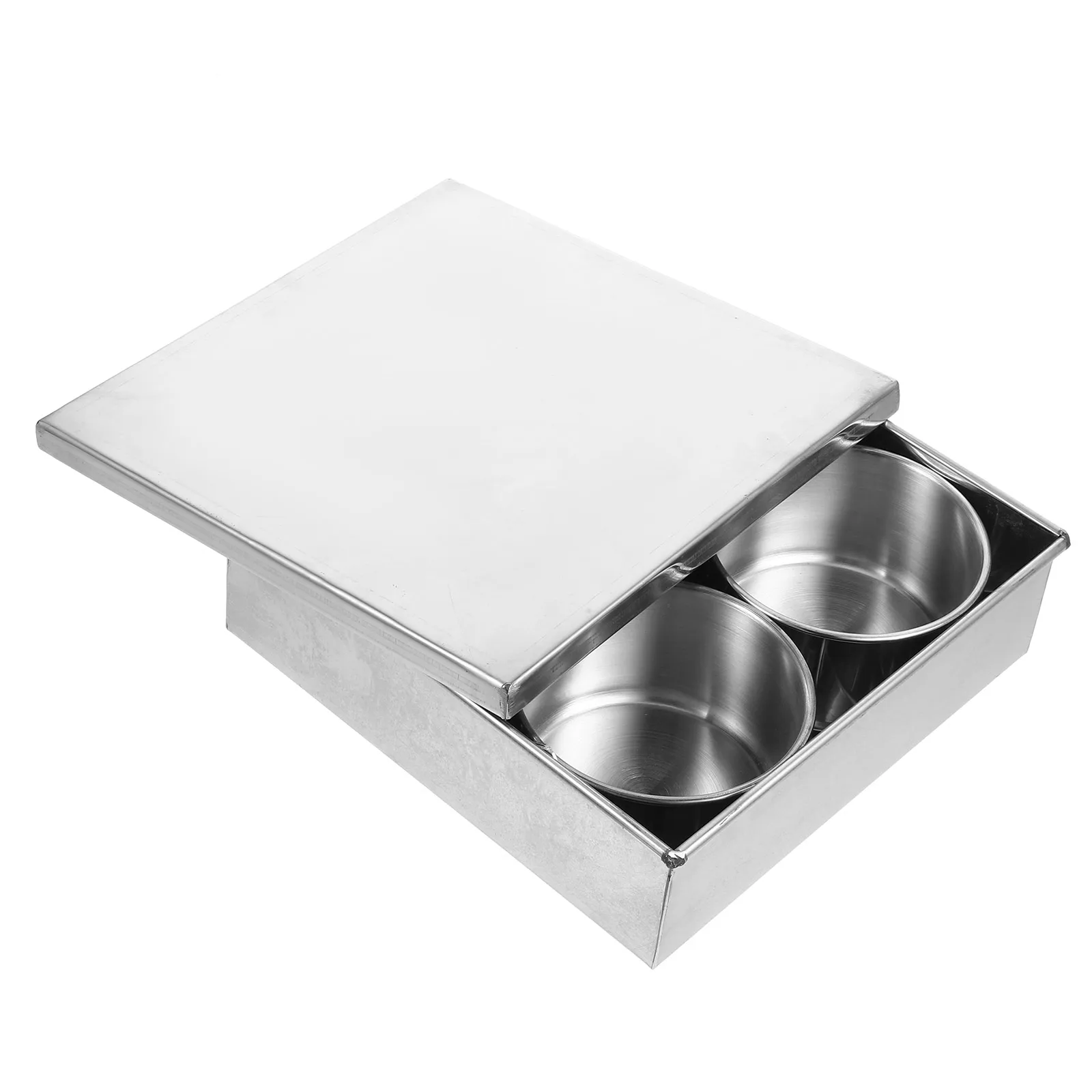 1 set 4-Piece Stainless Steel Seasoning Box Set Small Spice Containers Kitchen Condiment Jars Storage 201 Versatile Pot Holder
1 set 4-Piece Stainless Steel Seasoning Box Set Small Spice Containers Kitchen Condiment Jars Storage 201 Versatile Pot Holder