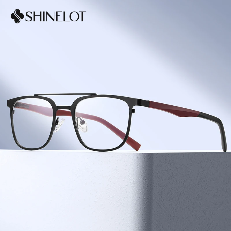 91362 Business Men Eyeglasses Frame Double Bridge Male Reading Glasses Youth Style Workplace Eyewear Holiday Accessories
91362 Business Men Eyeglasses Frame Double Bridge Male Reading Glasses Youth Style Workplace Eyewear Holiday Accessories