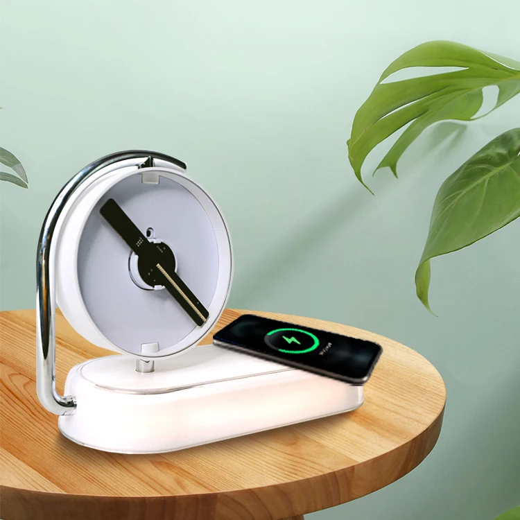 Креативный подарок 10 Вт 15 Вт Qi Беспроводное зарядное устройство Светодиодный ночник Быстрая зарядка Беспроводное зарядное устройство 3D-голографический дисплей 3D-голограмма Вентилятор 
Креативный подарок 10 Вт 15 Вт Qi Беспроводное зарядное устройство Светодиодный ночник Быстрая зарядка Беспроводное зарядное устройство 3D-голографический дисплей 3D-голограмма Вентилятор