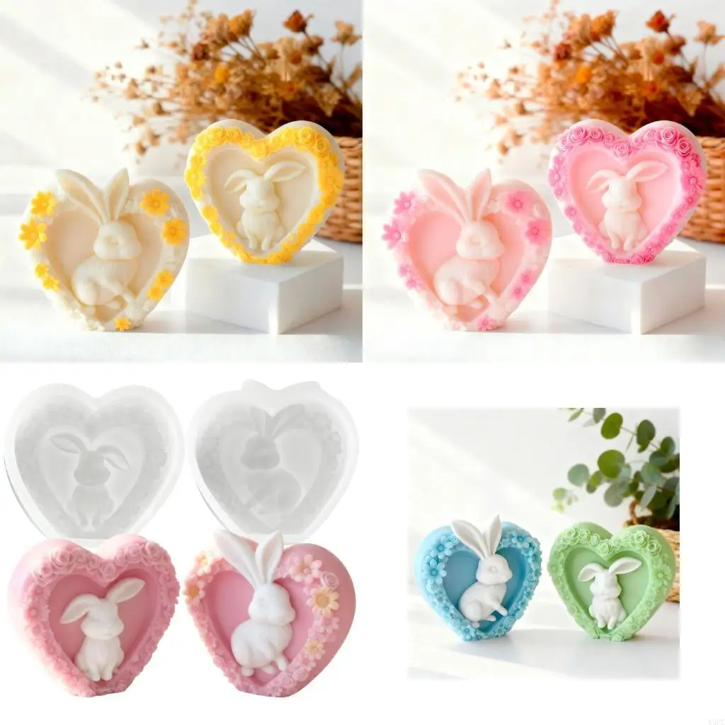 Love Rabbit Silicone Mold Heat Resistant Easy Demold for Epoxy Resin X3UC
Love Rabbit Silicone Mold Heat Resistant Easy Demold for Epoxy Resin X3UC