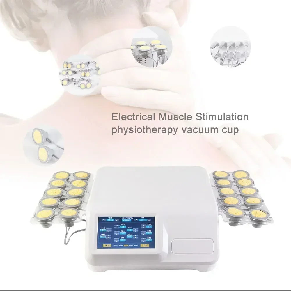 Portable Ems Vacuum Cup Electric Muscle Stimulation Full Body Massager EMS Therapy Pain Rehabilitation Physiotherapy Machine
Portable Ems Vacuum Cup Electric Muscle Stimulation Full Body Massager EMS Therapy Pain Rehabilitation Physiotherapy Machine