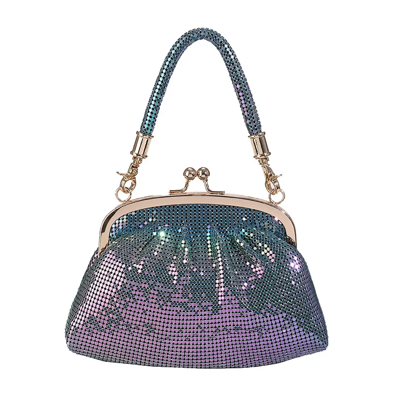 Iridescent Sequins Designer Shiny Evening Bag Fashion Handbag Women Shiny Rhinestone Dinner Bag New Party Wedding Clutch Bag
Iridescent Sequins Designer Shiny Evening Bag Fashion Handbag Women Shiny Rhinestone Dinner Bag New Party Wedding Clutch Bag