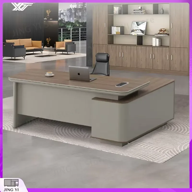 Adjustable Height Wooden Office Desk with Ergonomic Chair Modern Light Luxury Workstation for Home Office Business Use
Adjustable Height Wooden Office Desk with Ergonomic Chair Modern Light Luxury Workstation for Home Office Business Use
