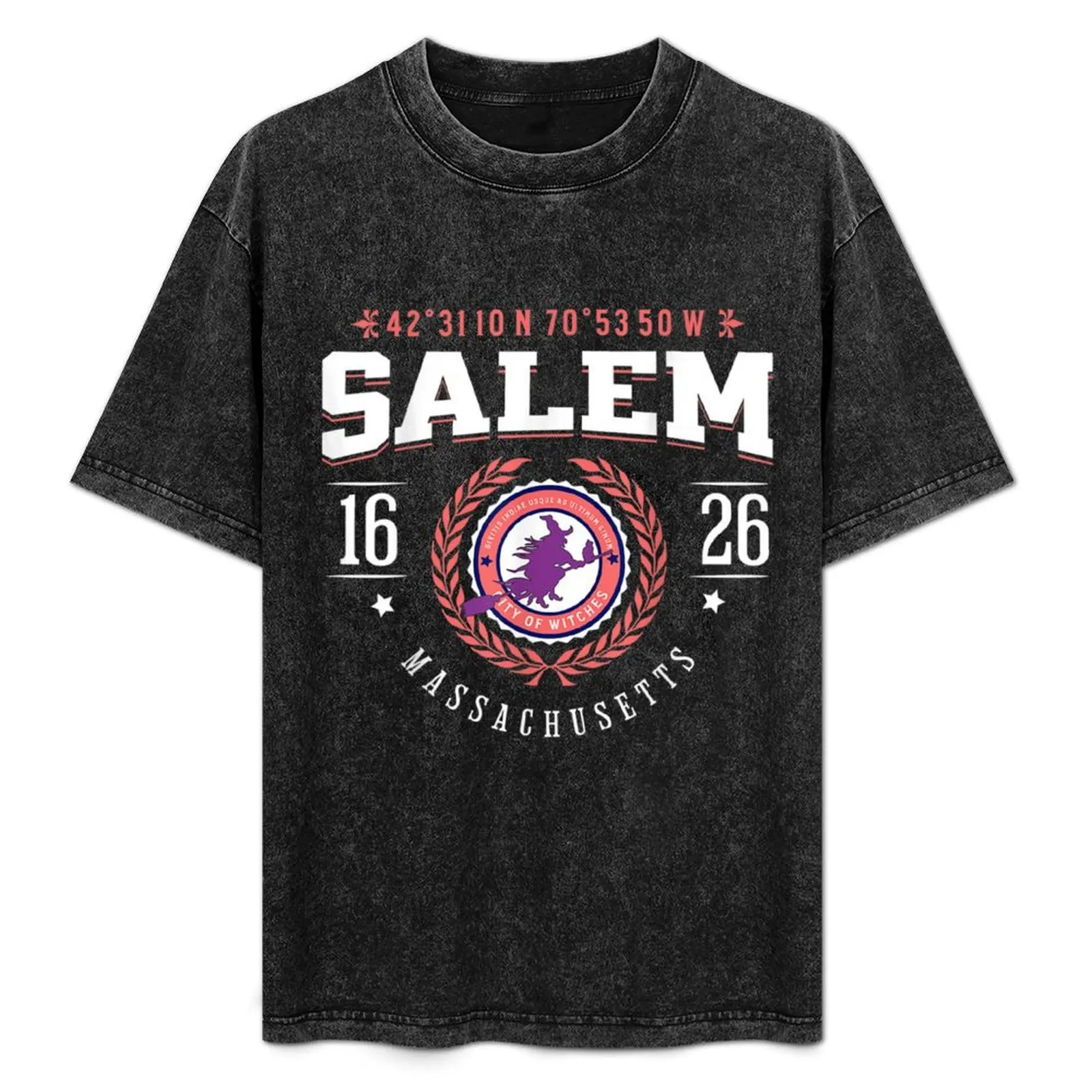 Salem Massachusetts Witch Tourist Souvenir Halloween T-Shirt Basic Plain Tee for Spring and Summer
Salem Massachusetts Witch Tourist Souvenir Halloween T-Shirt Basic Plain Tee for Spring and Summer