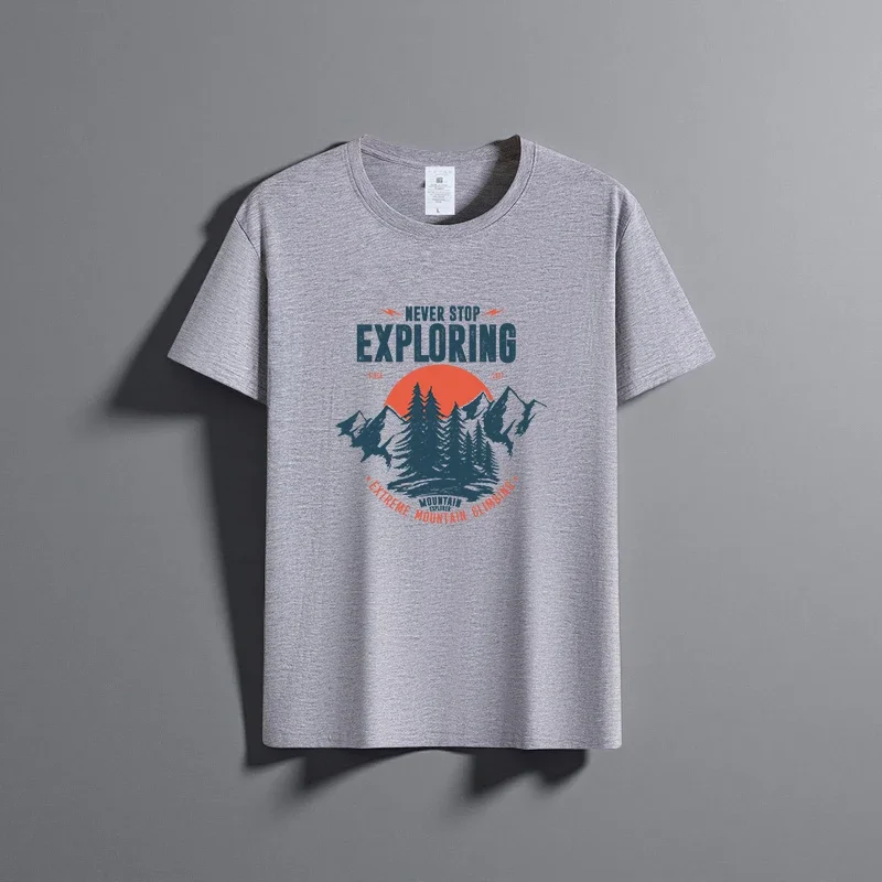 Summer new unisex versatile pure cotton T-shirt fashionable casual round neck top breathable loose fit print short sleeved shirt
Summer new unisex versatile pure cotton T-shirt fashionable casual round neck top breathable loose fit print short sleeved shirt