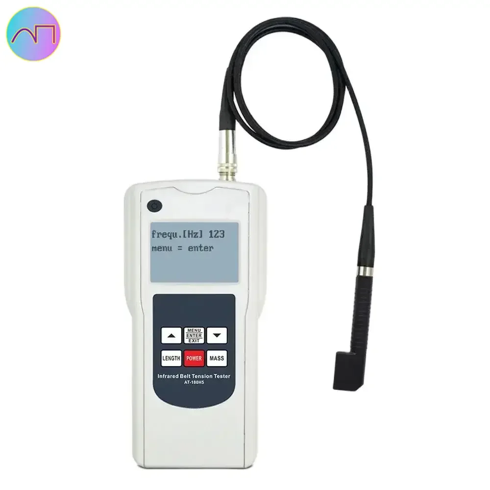 AT-180H5 infr Belt Tension Tester Meter Belt Tensiometer with Laser Sensor Measuring Range 10~500Hz
AT-180H5 infr Belt Tension Tester Meter Belt Tensiometer with Laser Sensor Measuring Range 10~500Hz