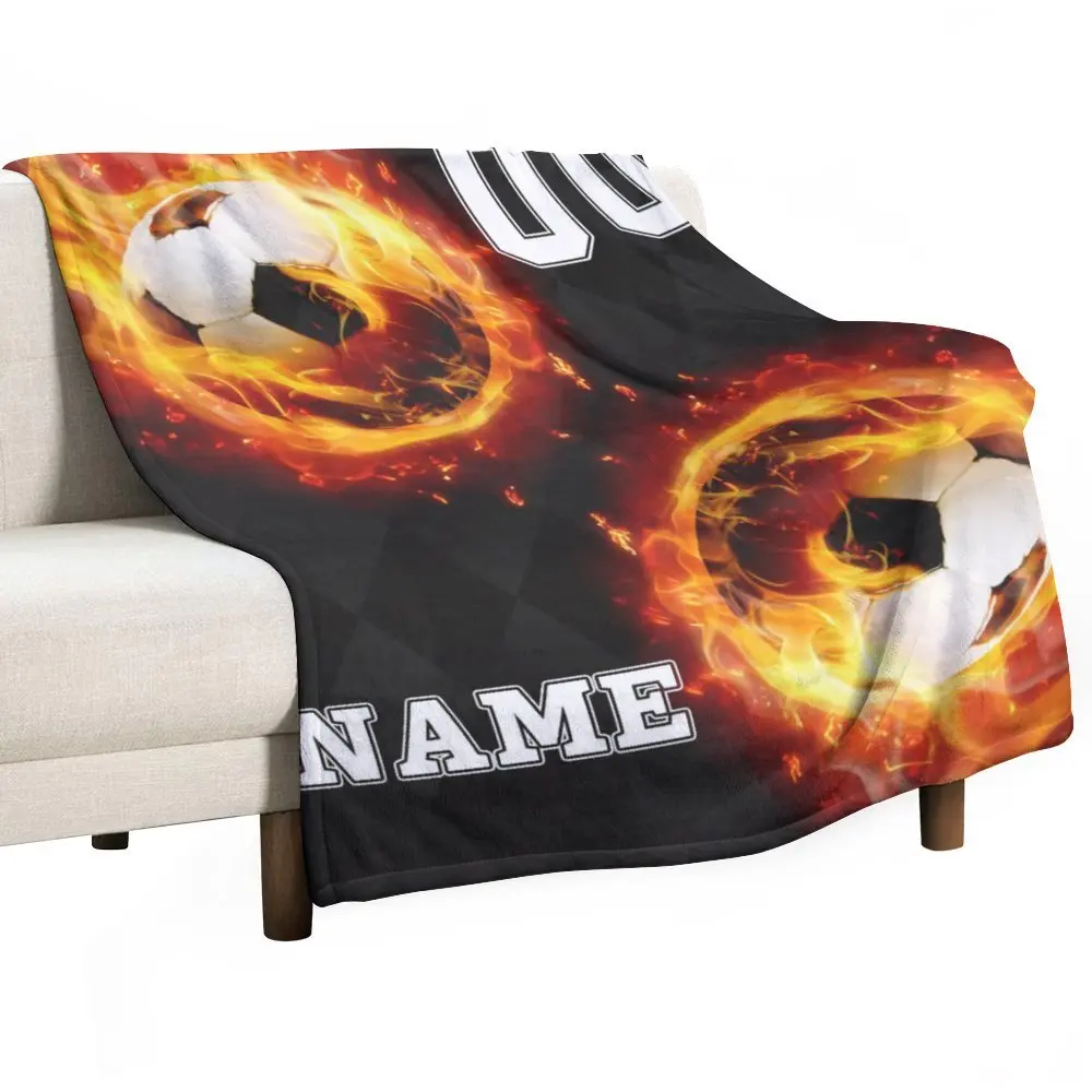 Custom Soccer Blanket with Name Number Personalized Blanket for Kids Adults Flannel Throw Blankets Sports Blanket for Boys Men
Custom Soccer Blanket with Name Number Personalized Blanket for Kids Adults Flannel Throw Blankets Sports Blanket for Boys Men