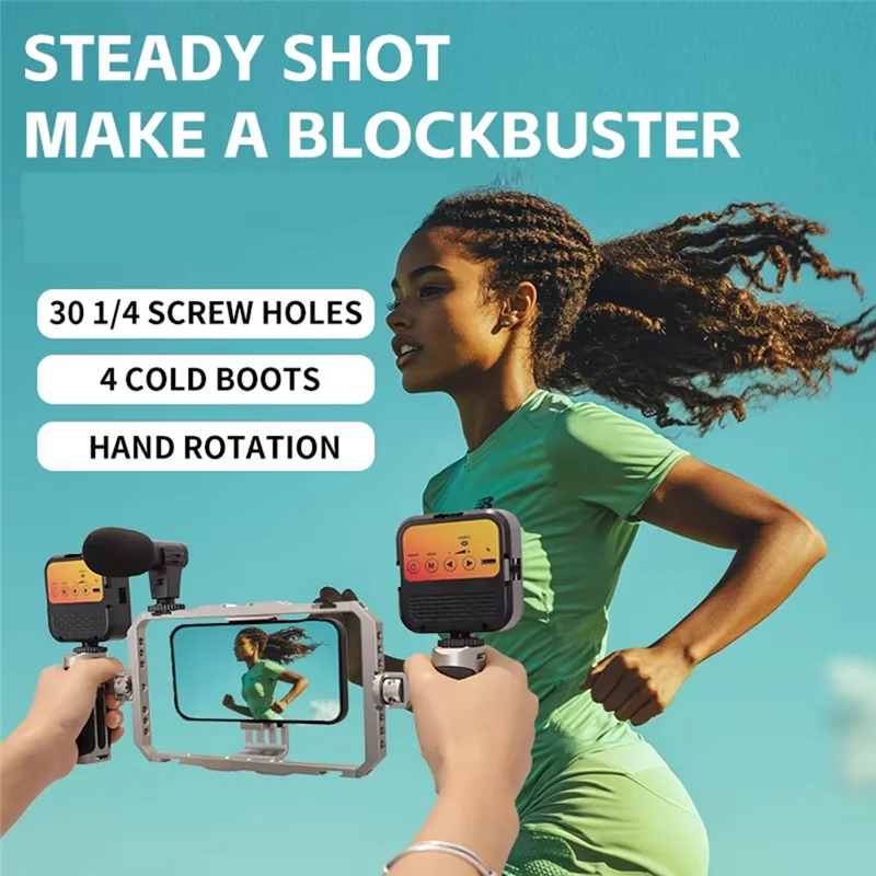 CABE-Bracket Stabilizer Phone Cage Fill Light Stabilizer Easy Installation For Mobile Video Holder
CABE-Bracket Stabilizer Phone Cage Fill Light Stabilizer Easy Installation For Mobile Video Holder