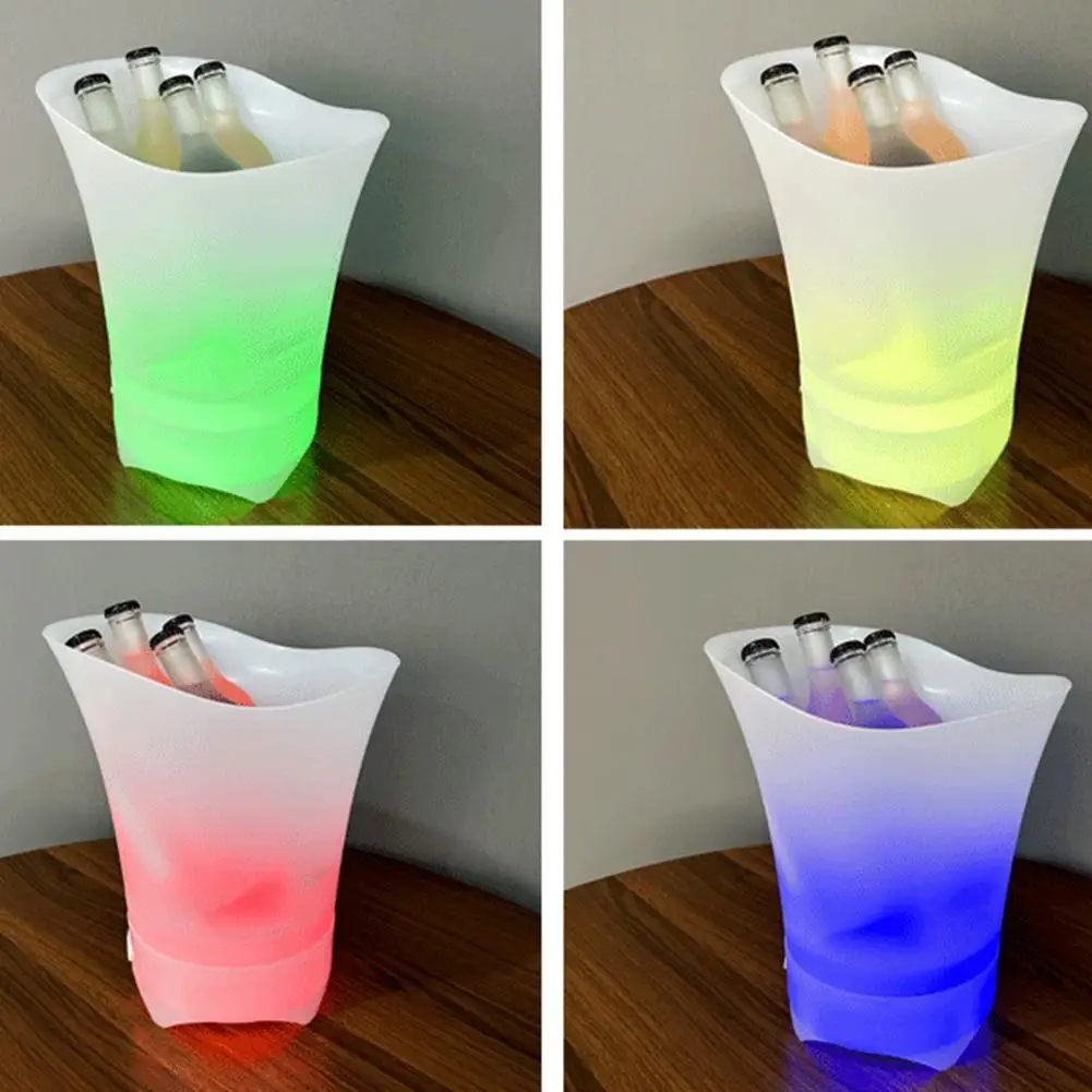 LED Ice Bucket 7L Light-up Ice Cube Colorful Radiant Built-in Containers Drink Bucket Lighted Ice Waterproof Wireless With W7D8
LED Ice Bucket 7L Light-up Ice Cube Colorful Radiant Built-in Containers Drink Bucket Lighted Ice Waterproof Wireless With W7D8