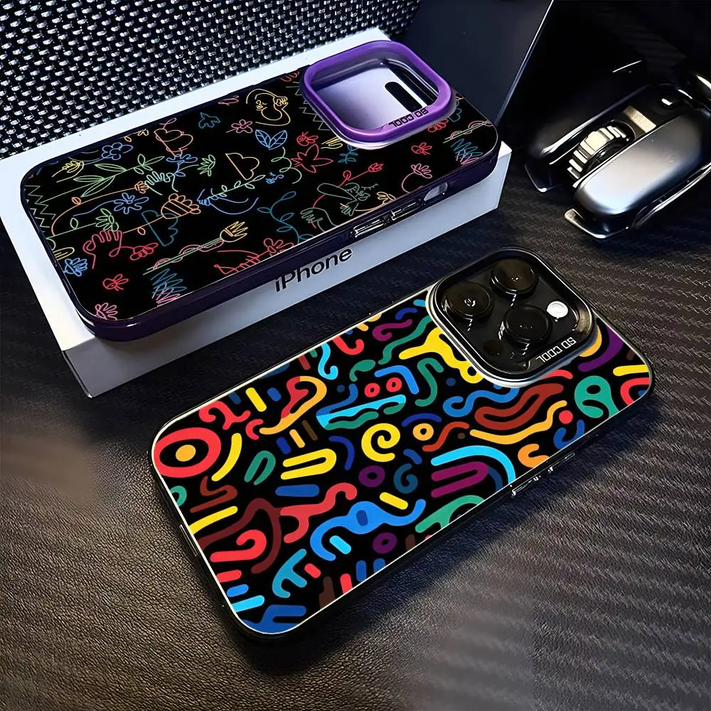 Colorful lines Phone Case For iPhone17,16,15,14,13,12,11 Plus,Pro Max Purple Matte Shockproof Cover
Colorful lines Phone Case For iPhone17,16,15,14,13,12,11 Plus,Pro Max Purple Matte Shockproof Cover