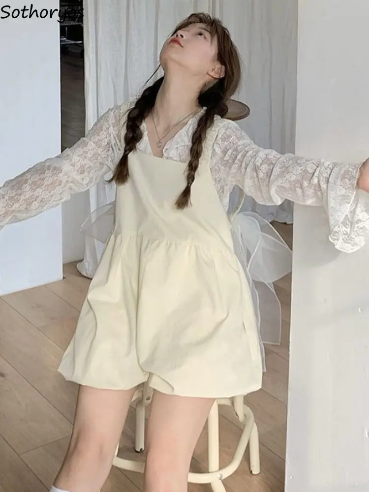 Rompers Women School Girl Summer Minimalist Lovely Loose Comfortable Youthful Fashion High Waisted All-match Leisure New Solid
Rompers Women School Girl Summer Minimalist Lovely Loose Comfortable Youthful Fashion High Waisted All-match Leisure New Solid