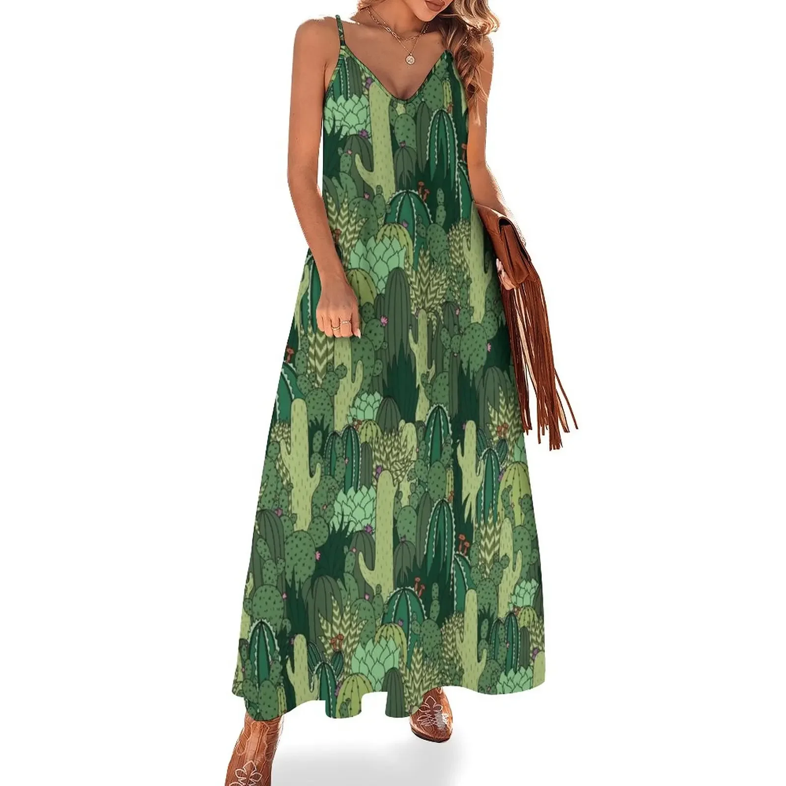 Cactus Pattern Sleeveless Dress Dress women dresses for women 2025 luxury designer party cocktail dresses
Cactus Pattern Sleeveless Dress Dress women dresses for women 2025 luxury designer party cocktail dresses
