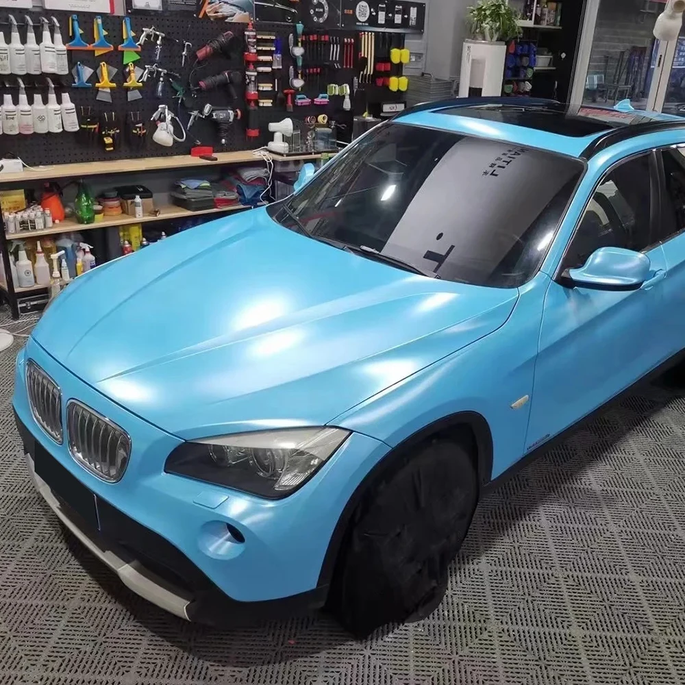 Car Sticker Matte Metallic Sky Blue Color Change Vinyl Film PET Bubble Free Wrapping Car Accessories Auto Self Adhesive Decals
Car Sticker Matte Metallic Sky Blue Color Change Vinyl Film PET Bubble Free Wrapping Car Accessories Auto Self Adhesive Decals