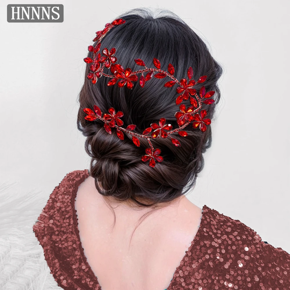 HNNNS Bride Wedding Hair Vine Red Rhinestone Headwear Gorgeous Women's Headpiece Banquet Party Jewelry Hair Accessories A232
HNNNS Bride Wedding Hair Vine Red Rhinestone Headwear Gorgeous Women's Headpiece Banquet Party Jewelry Hair Accessories A232