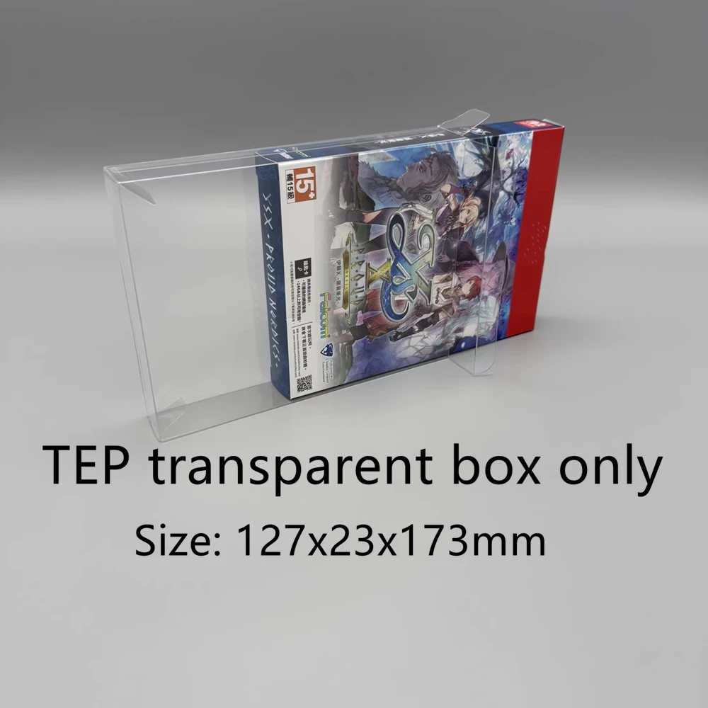 Прозрачный защитный футляр для коллекционных коробок Ys X: Proud Nordics/Nintendo Switch 2/NS2, прозрачный кейс для хранения и демонстрации игр
Прозрачный защитный футляр для коллекционных коробок Ys X: Proud Nordics/Nintendo Switch 2/NS2, прозрачный кейс для хранения и демонстрации игр