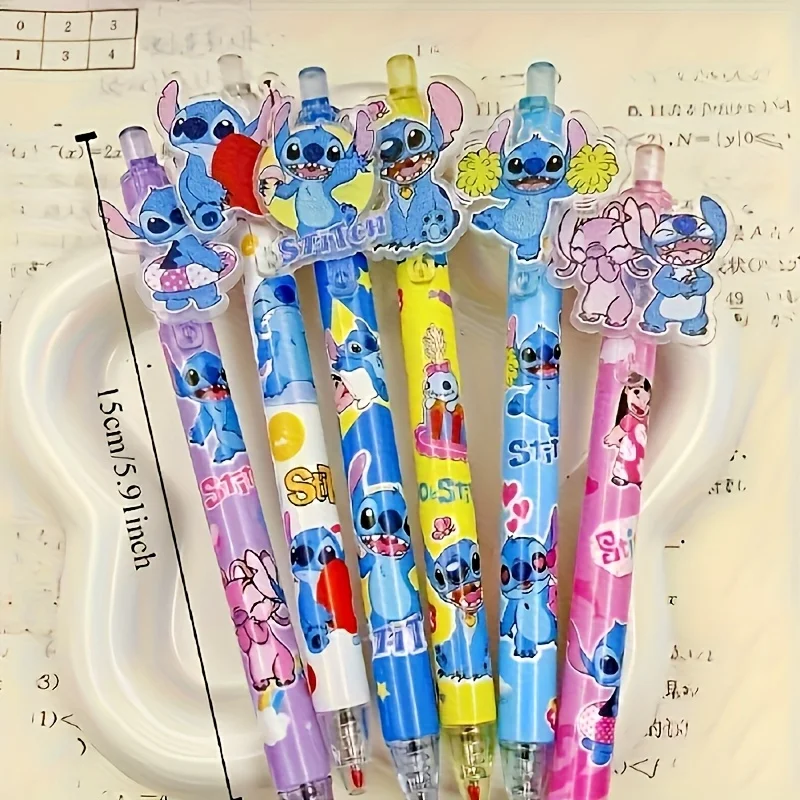 6pcs/set Disney Stitch Anime Stitch 0.5 Black Stationery Supplies Stationery Pen Office Decoration Writing Tool Set Mark Pen
6pcs/set Disney Stitch Anime Stitch 0.5 Black Stationery Supplies Stationery Pen Office Decoration Writing Tool Set Mark Pen