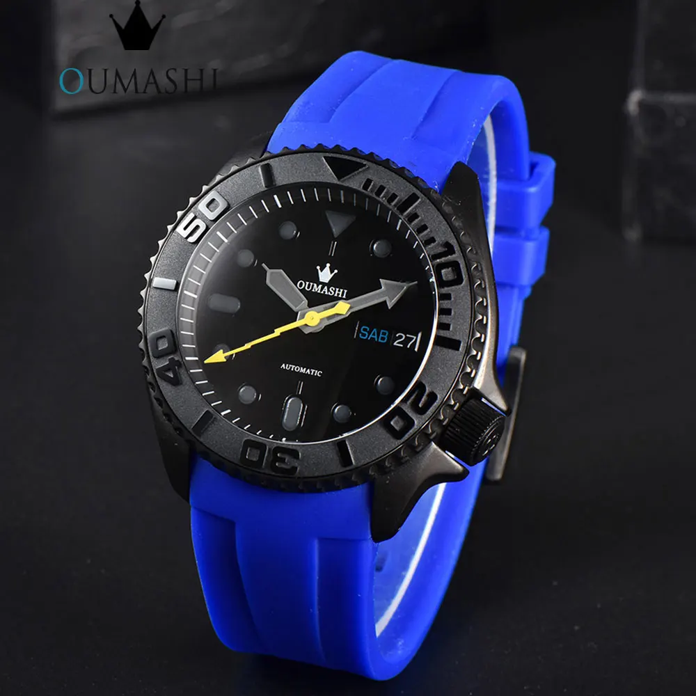 2023 New OUMASHI 007 Series Men's Watch Blue Band High End Automatic NH36 Movement Stainless Steel Waterproof
2023 New OUMASHI 007 Series Men's Watch Blue Band High End Automatic NH36 Movement Stainless Steel Waterproof