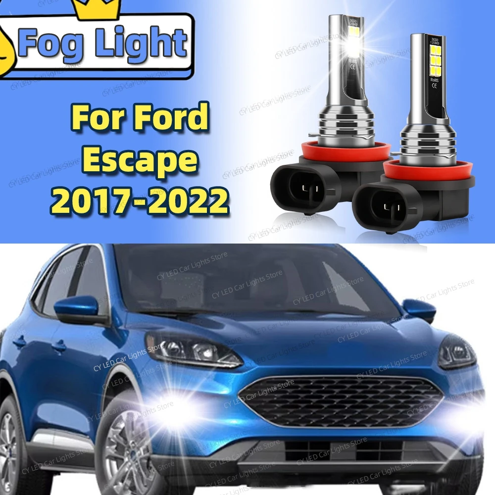 2 шт. светодиодные передние противотуманные фары Canbus, автомобильные фары для Ford Escape 2017 2018 2019 2020 2021 2022, автоаксессуары Plug and Play
2 шт. светодиодные передние противотуманные фары Canbus, автомобильные фары для Ford Escape 2017 2018 2019 2020 2021 2022, автоаксессуары Plug and Play