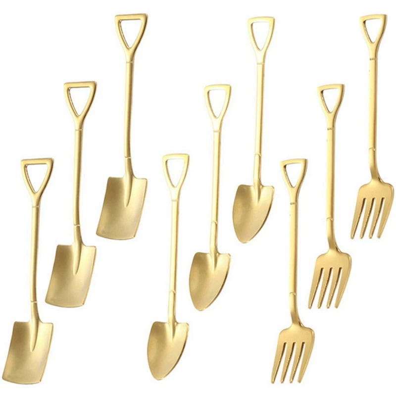 9 Pcs Shovel Spoon Stainless Steel Tea Spoon Fancy Coffee Spoon Tableware Knife Fork Spoon
9 Pcs Shovel Spoon Stainless Steel Tea Spoon Fancy Coffee Spoon Tableware Knife Fork Spoon