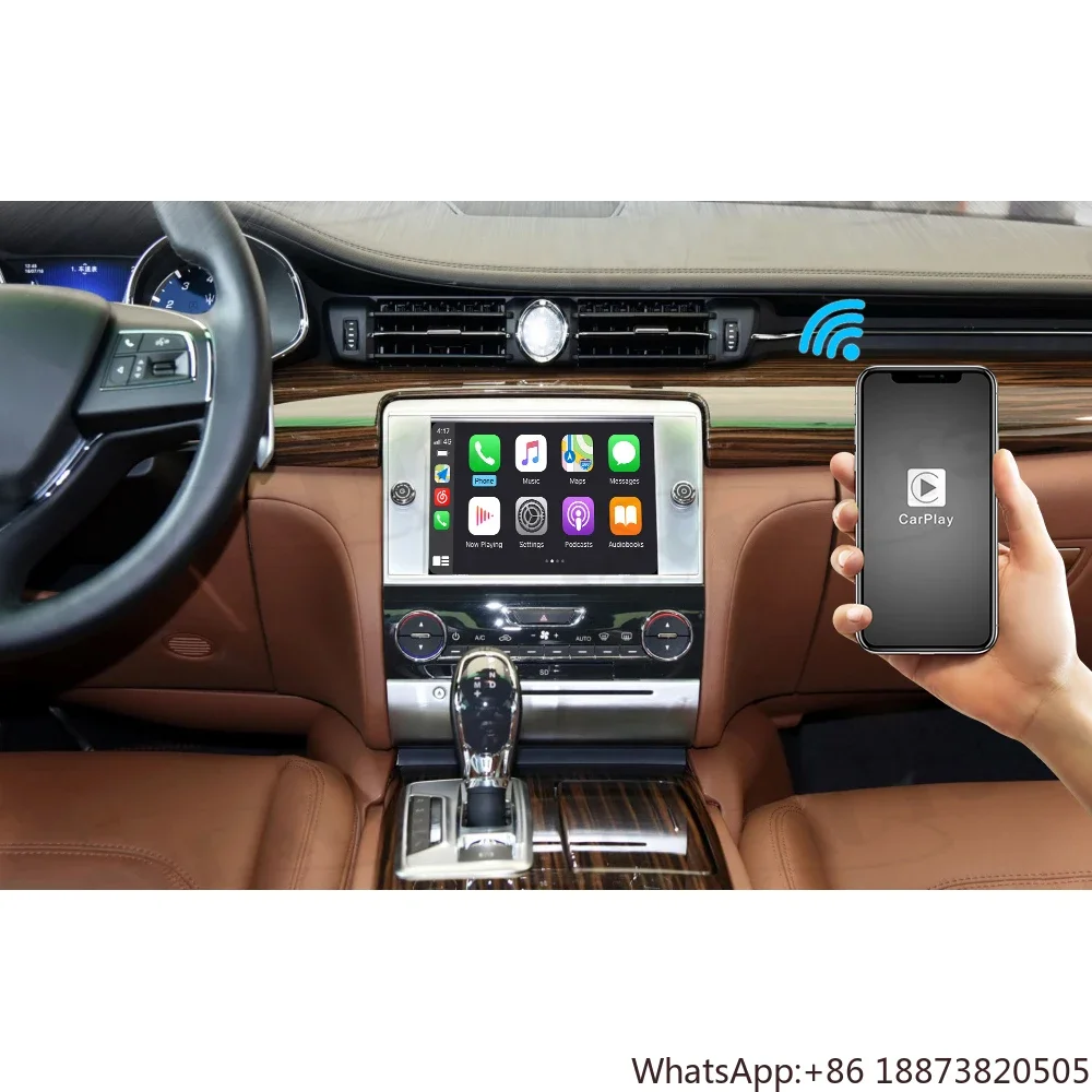 Беспроводной Apple Carplay AndroidAuto для Maserati Ghibli Quattroporte 2014 2015 2016
Беспроводной Apple Carplay AndroidAuto для Maserati Ghibli Quattroporte 2014 2015 2016