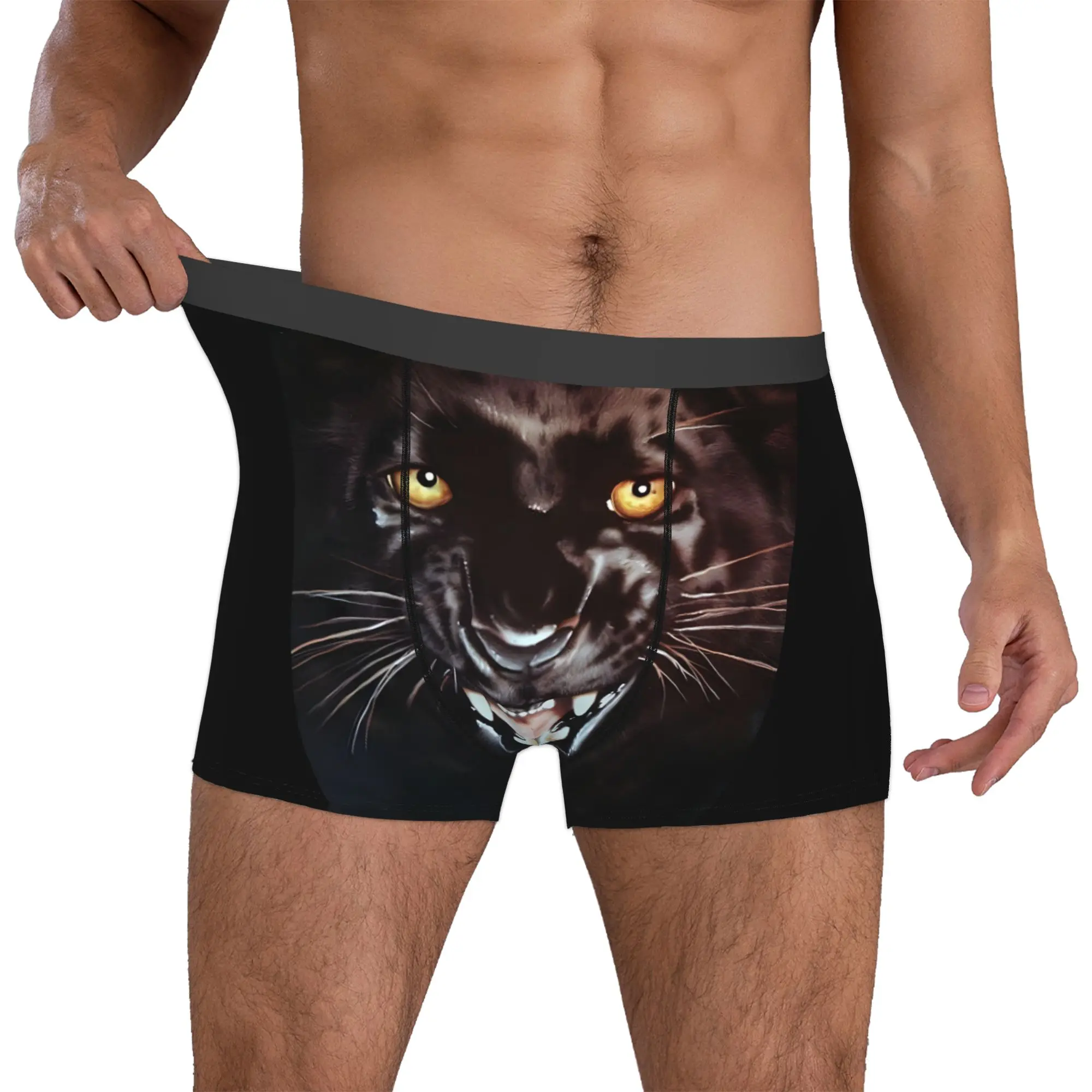 Custom Black Panther Animal Head Boxer Shorts For Men 3D Print Motor Underwear Panties Briefs Soft Underpants
Custom Black Panther Animal Head Boxer Shorts For Men 3D Print Motor Underwear Panties Briefs Soft Underpants