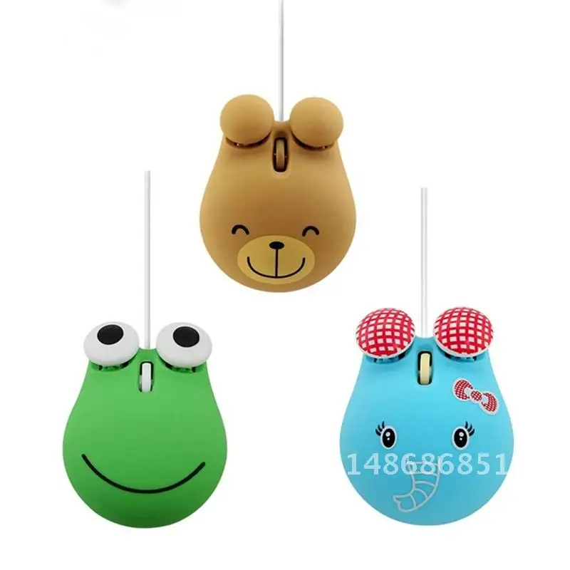 Cute Cartoon Animal Shape Optical Wired Computer Mouse Small Mini Portable Mice For PC Office Laptop Kid Girl Gift Anime
Cute Cartoon Animal Shape Optical Wired Computer Mouse Small Mini Portable Mice For PC Office Laptop Kid Girl Gift Anime