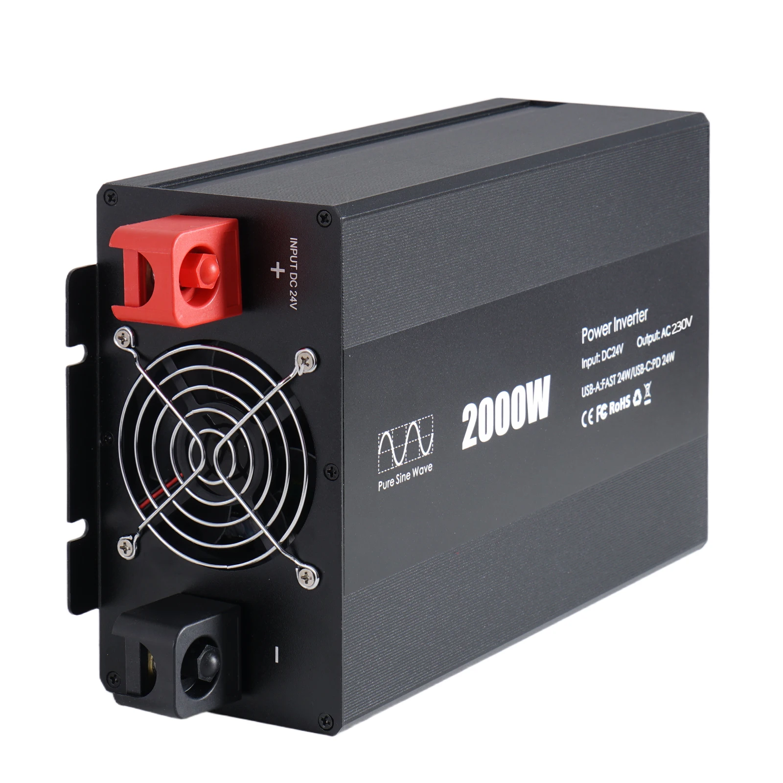 Power Inverter 1000W-2000W DC 12V 24V to AC 110V 220V Power Inverter Charger Adapter Universal US EU Socket
Power Inverter 1000W-2000W DC 12V 24V to AC 110V 220V Power Inverter Charger Adapter Universal US EU Socket