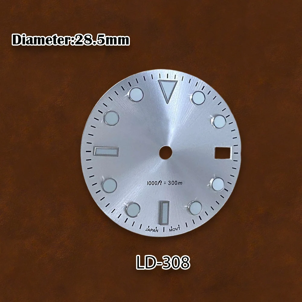 28.5mm S Logo Dial Suitable for NH35/NH36/4R/7S Japan Movement Green Luminous High-Quality Watch Modification Accessories
28.5mm S Logo Dial Suitable for NH35/NH36/4R/7S Japan Movement Green Luminous High-Quality Watch Modification Accessories