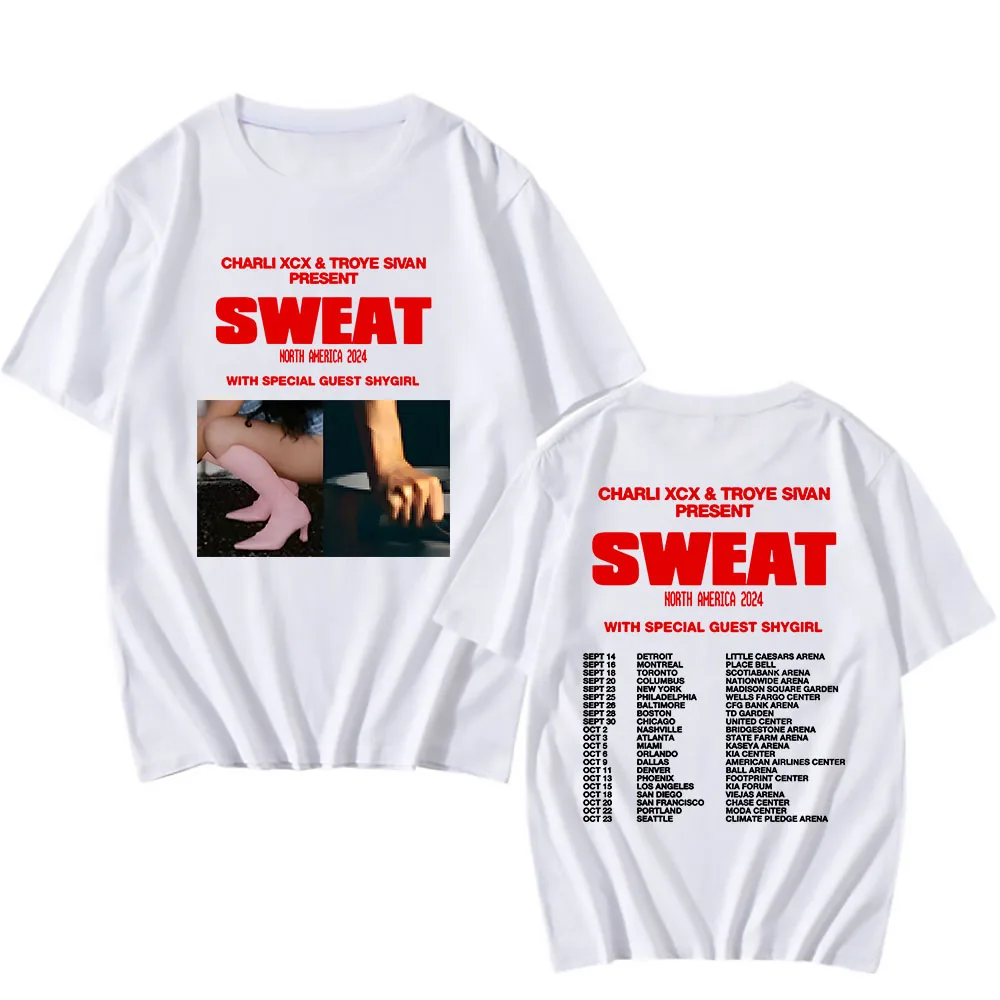 Charli XCX with Special Guest Shygirl T-shirts Cotton Men/Women Comfortable Tee-shirt Short Sleeve Casual Summer T Shirts Unisex
Charli XCX with Special Guest Shygirl T-shirts Cotton Men/Women Comfortable Tee-shirt Short Sleeve Casual Summer T Shirts Unisex
