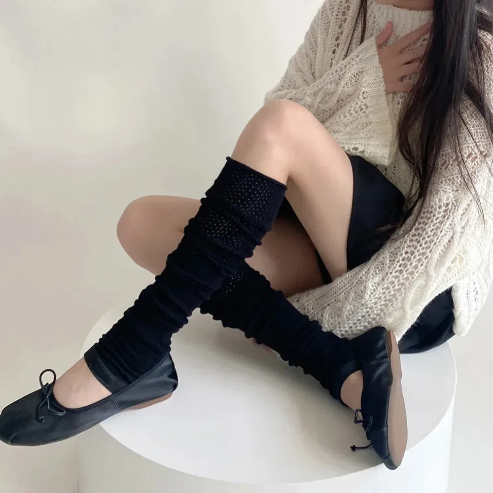 Black Women Leg Warmers Leg Warmer Cotton Knitted Warm Foot Cover Knee Socks Long Socks Stockings Korean Autumn Winter Y2k Girls
Black Women Leg Warmers Leg Warmer Cotton Knitted Warm Foot Cover Knee Socks Long Socks Stockings Korean Autumn Winter Y2k Girls