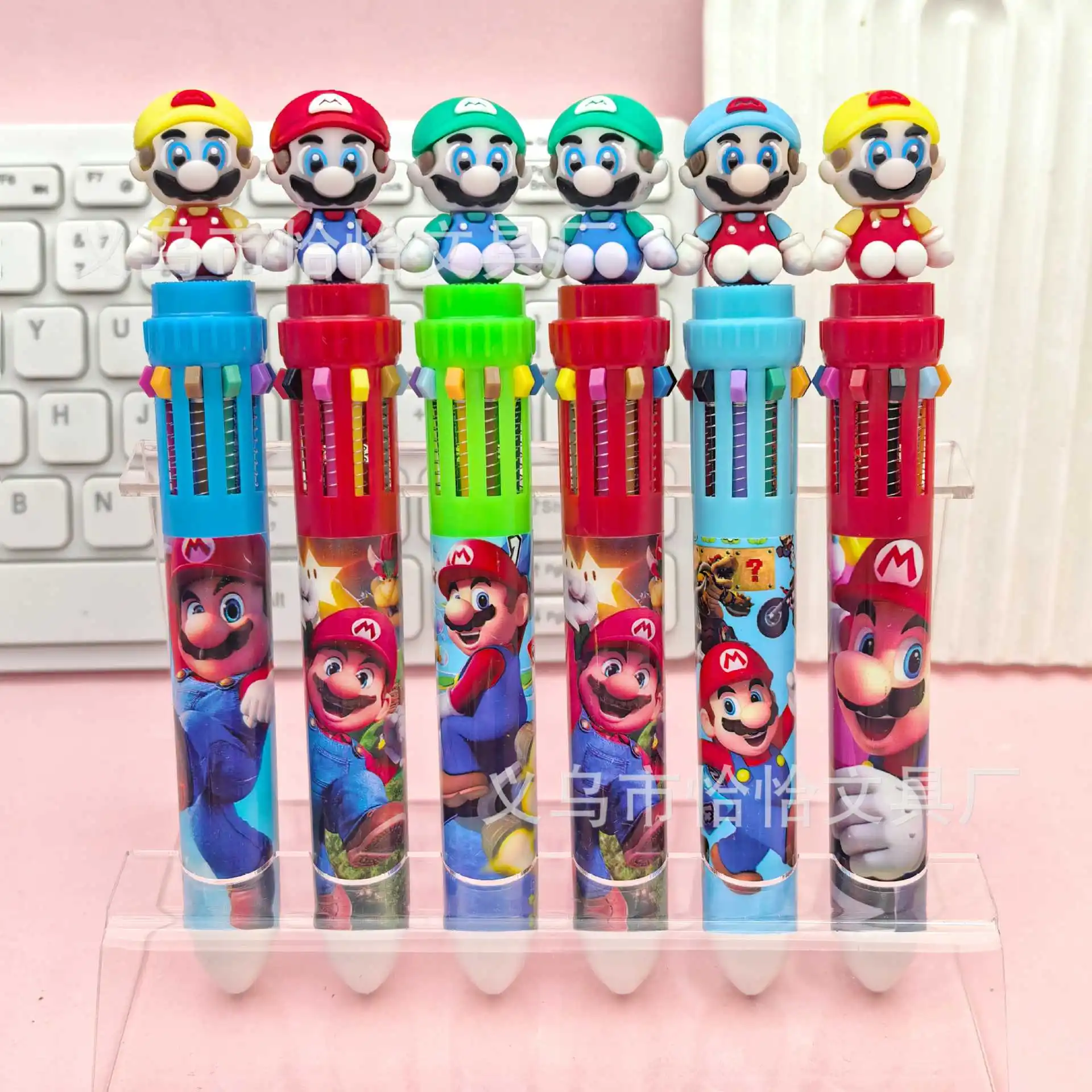 18/36 Pcs Mario 10-Color Ballpoint Pen Student Children'S Ballpoint Pen Cartoon Stationery Gifts And Prizes Gift
18/36 Pcs Mario 10-Color Ballpoint Pen Student Children'S Ballpoint Pen Cartoon Stationery Gifts And Prizes Gift