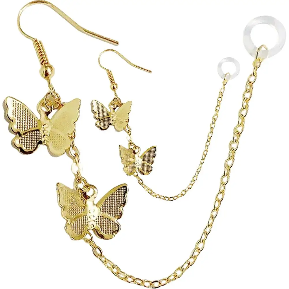 2 Pcs Butterflies Copper Earbud Earrings Lost Chain Lanyard for Headphones Lightweight Portable Running Yoga
2 Pcs Butterflies Copper Earbud Earrings Lost Chain Lanyard for Headphones Lightweight Portable Running Yoga