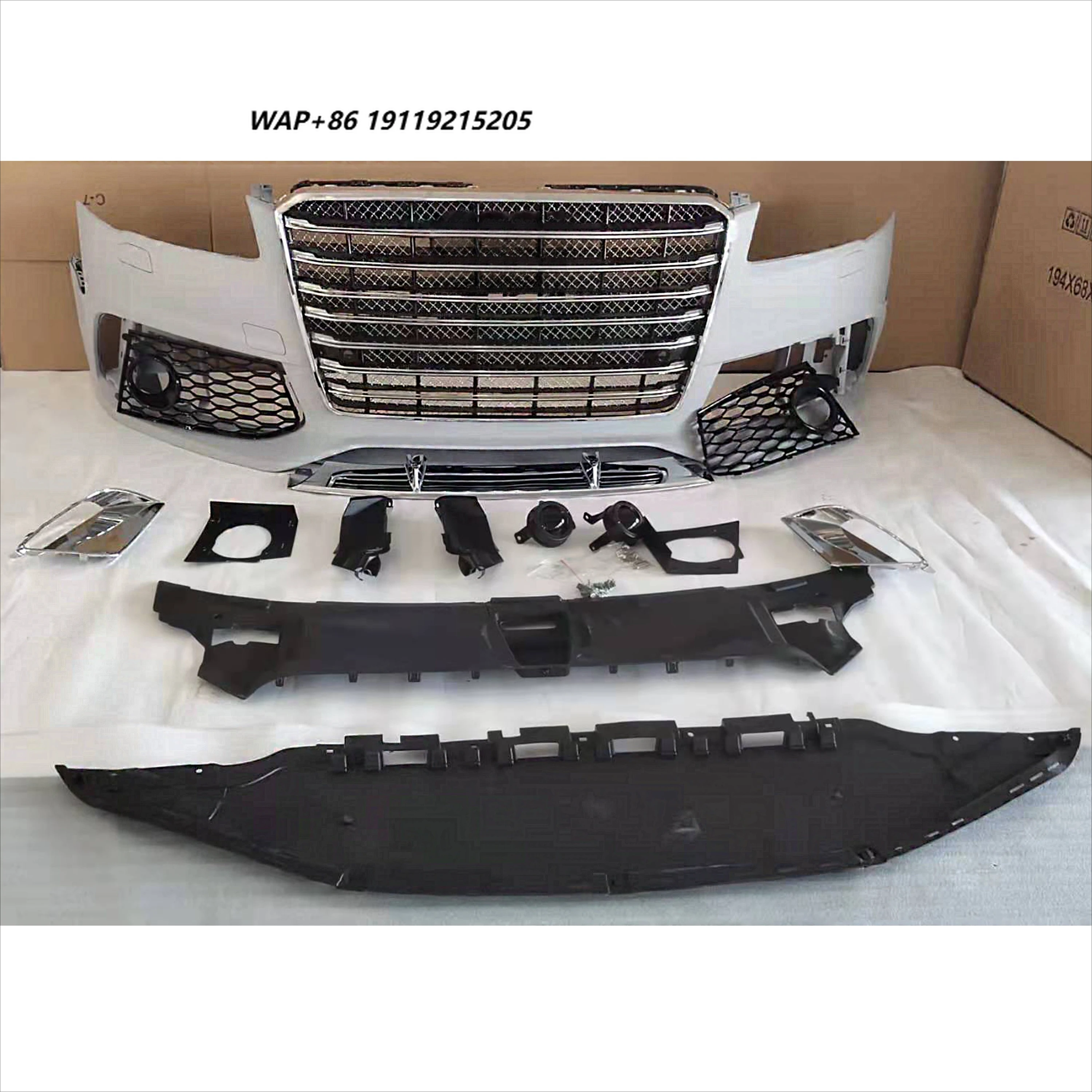Change to RS8 Model Car Body System for A8 2011-2018 Include Front Bumper and Grille Front Lip
Change to RS8 Model Car Body System for A8 2011-2018 Include Front Bumper and Grille Front Lip