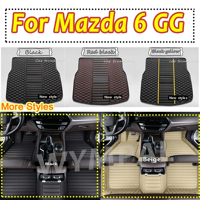 Роскошные автомобильные коврики на заказ для Mazda 6 GG 2003 2004 2005 2006 2007, автокожаные мужские и женские автомобильные коврики с полным покрытием
Роскошные автомобильные коврики на заказ для Mazda 6 GG 2003 2004 2005 2006 2007, автокожаные мужские и женские автомобильные коврики с полным покрытием