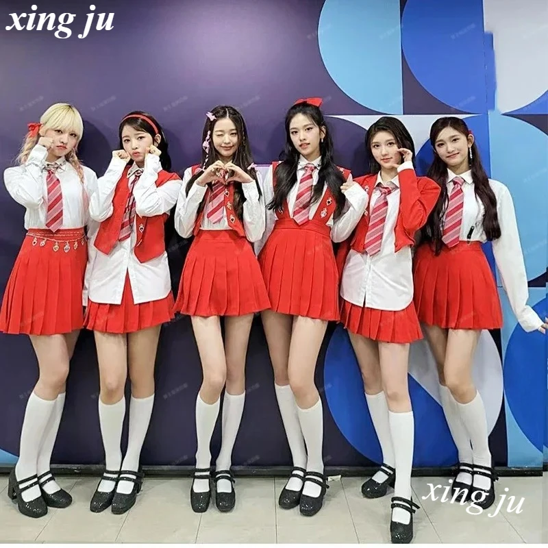 Kpop Women Group Outfit Korean Fashion White Shirt Tops Short Skirt Sling Dress Dancer Outfits Jazz Wear Festival Stage Costume
Kpop Women Group Outfit Korean Fashion White Shirt Tops Short Skirt Sling Dress Dancer Outfits Jazz Wear Festival Stage Costume